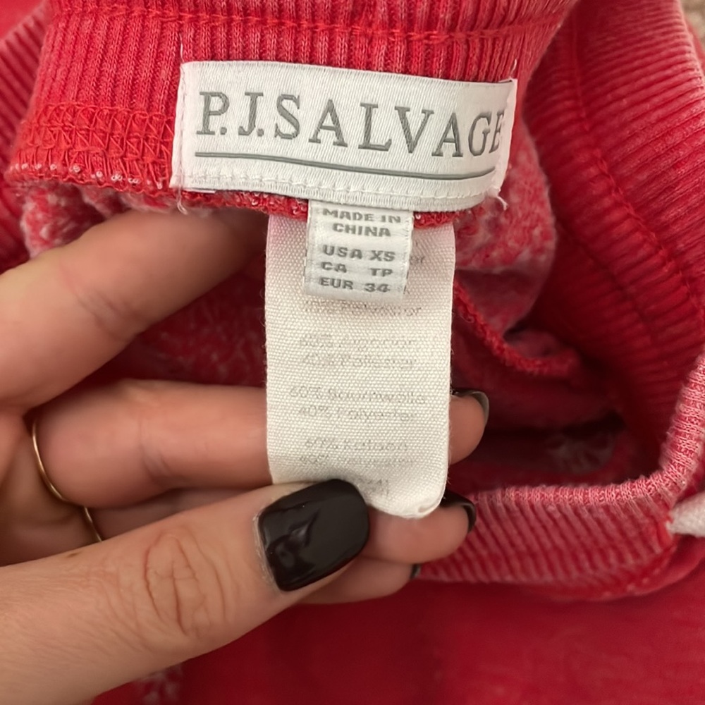 PJ Salvage Joyful Spirit Snowflake Jogger XS - Picture 7 of 7
